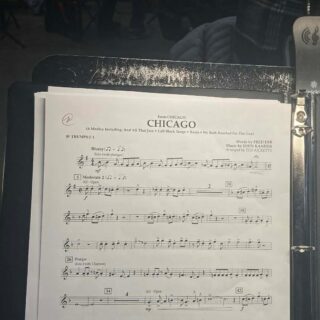 Our brass section is living for this Monday's rehearsal… 🎺🔥
Wait till you hear the opening trumpet lick. They're cooking up some serious jazz music from the Broadway musical Chicago.